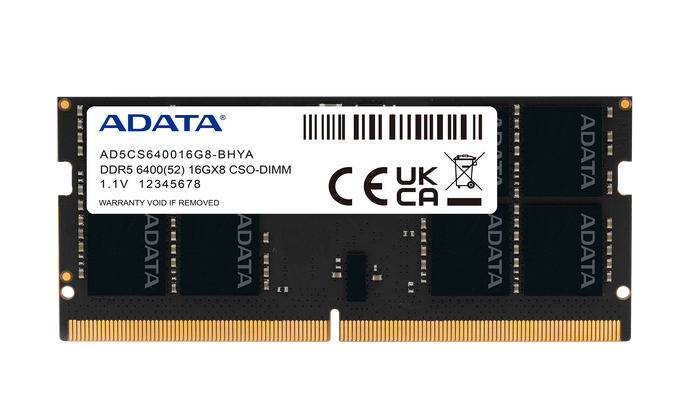 威刚工业级DDR5 CSODIMM内存 威刚工业级DDR5 CSODIMM内存