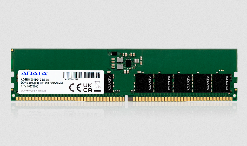  威刚工控DDR5 ECC U-DIMM